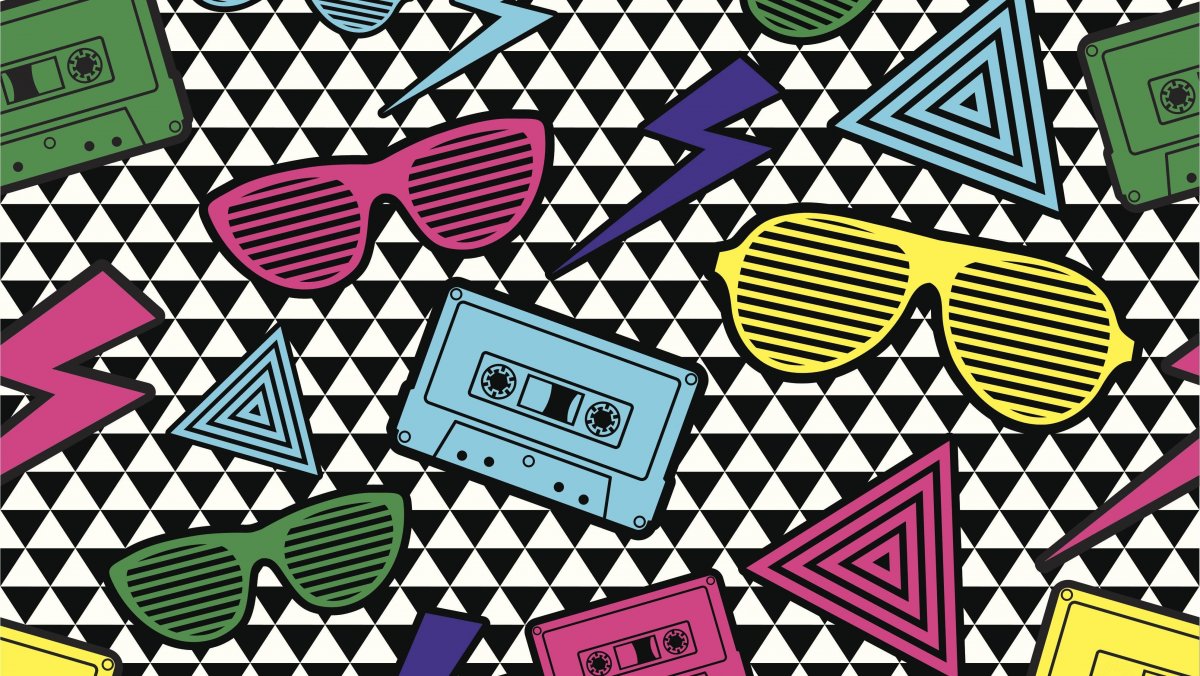 Фон в стиле 90-х