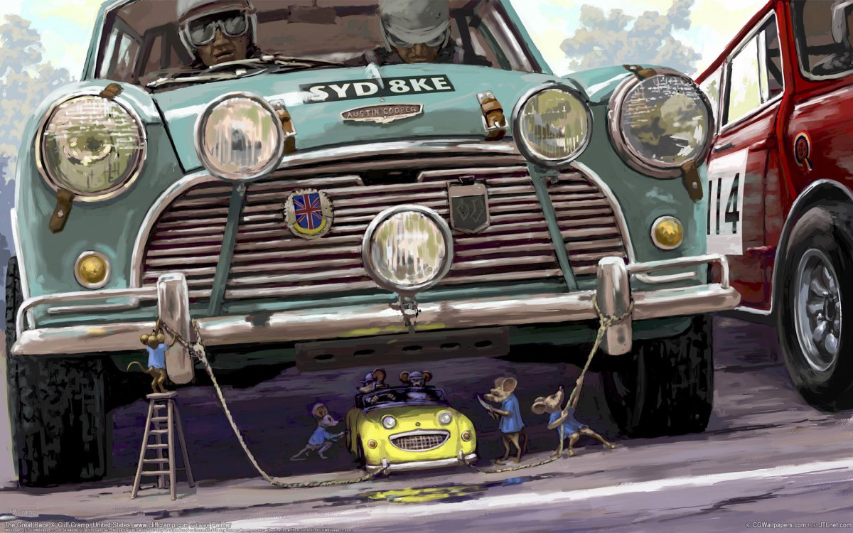 Постер автомобиль