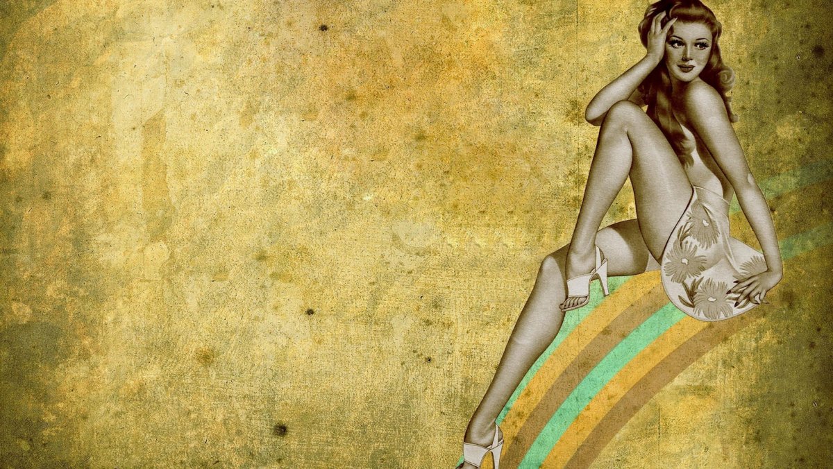 Обои стиль девушка