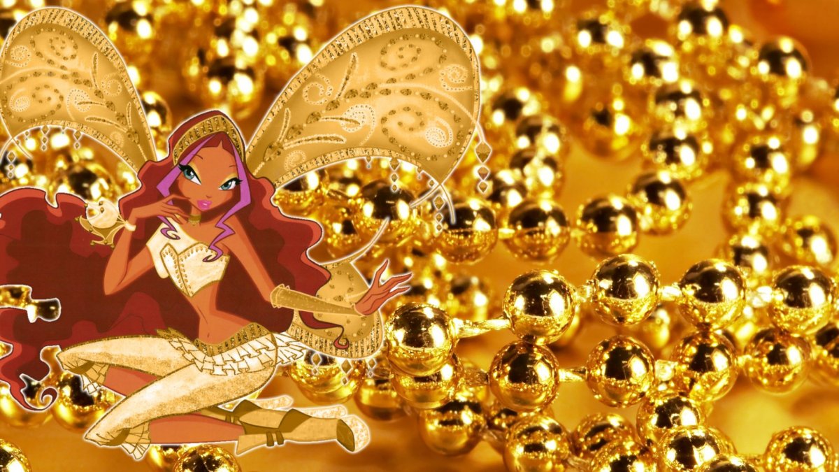 Золото блестки