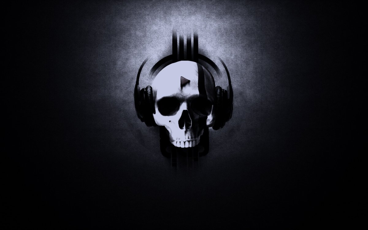 Чёрная заставка на телефон