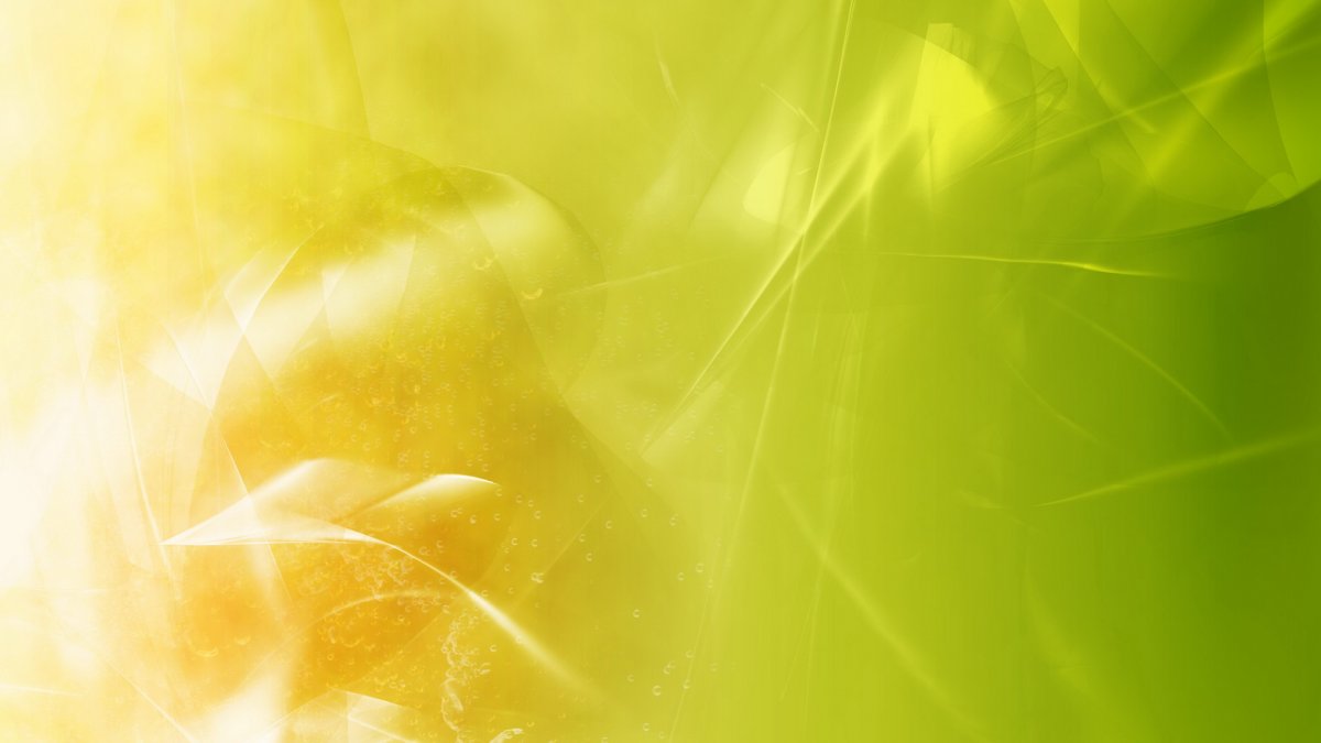 Желто зеленая абстракция