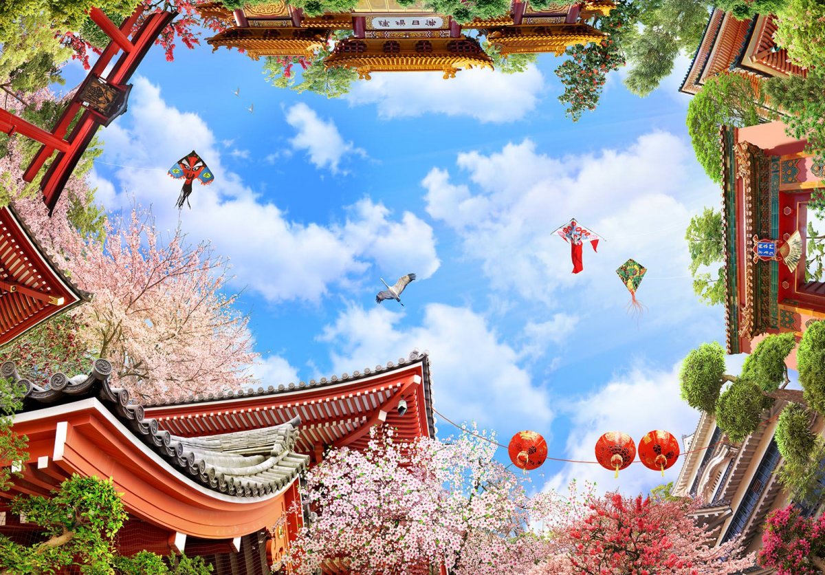 Фон китайский стиль