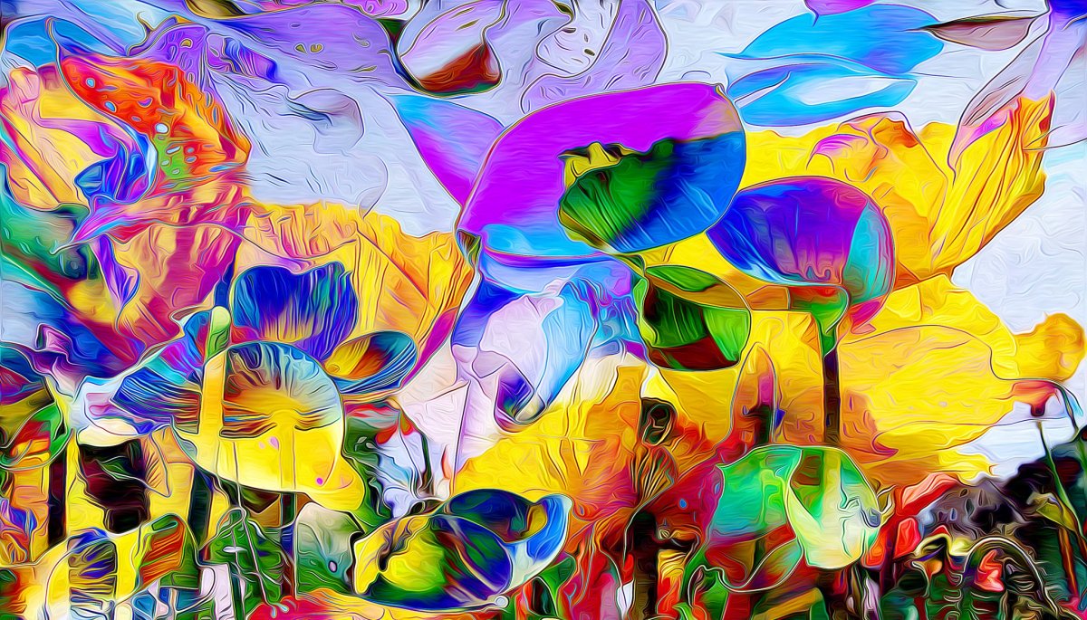 Разноцветная абстракция