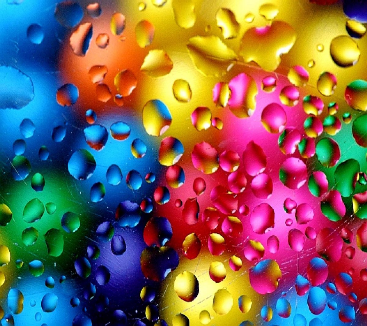 Радужные цвета