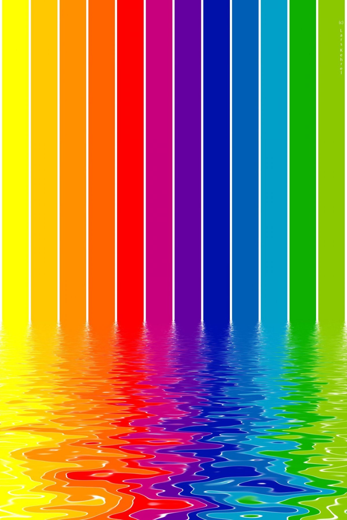 Разноцветные цветы