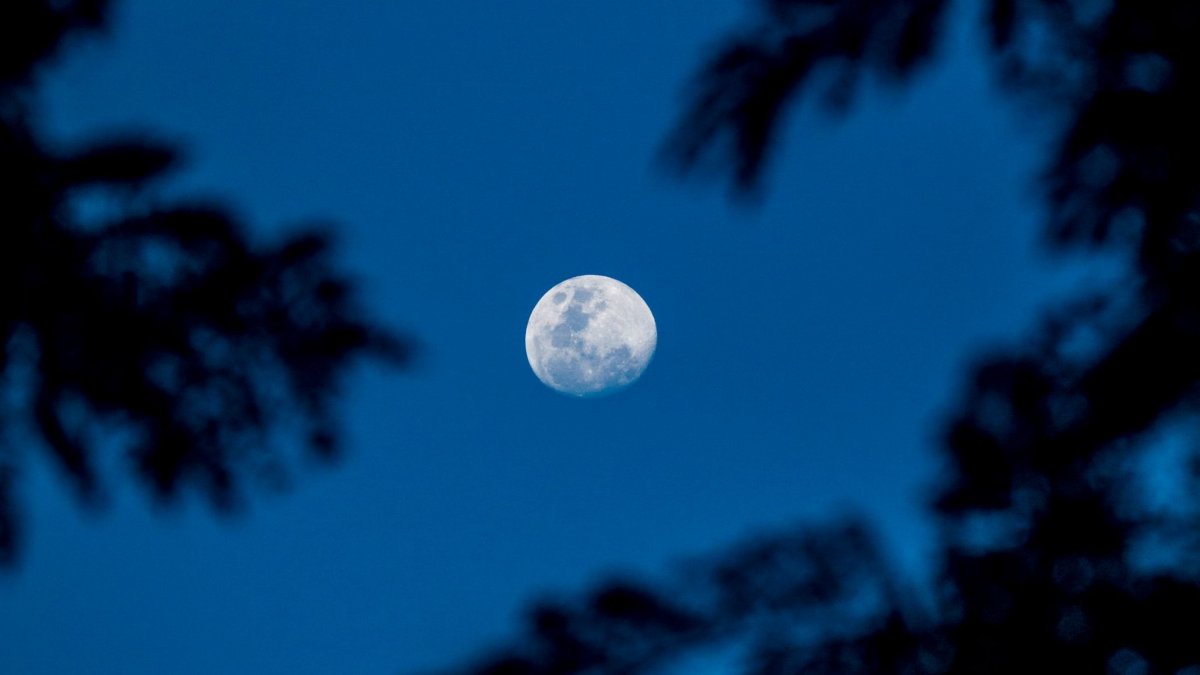 Луна на небе