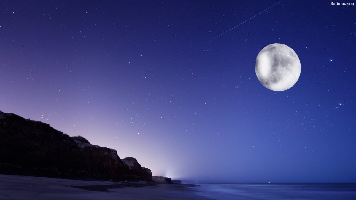 Яркая Луна