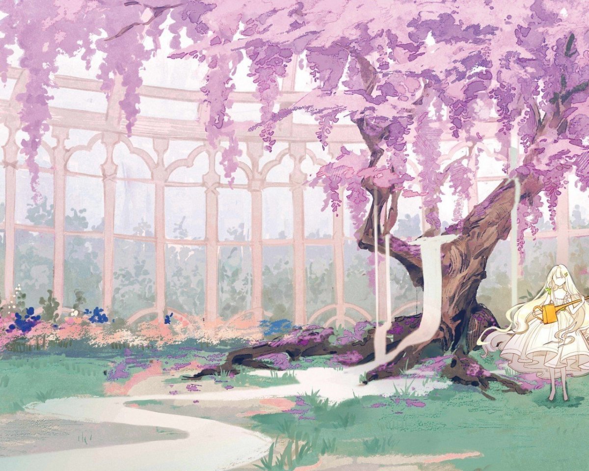 Черри блоссом аниме Эстетика