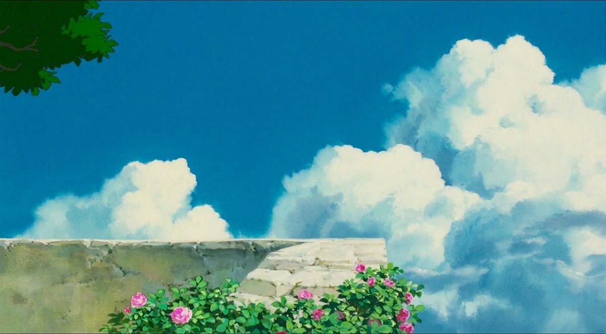 Аниме небо Хаяо Миядзаки