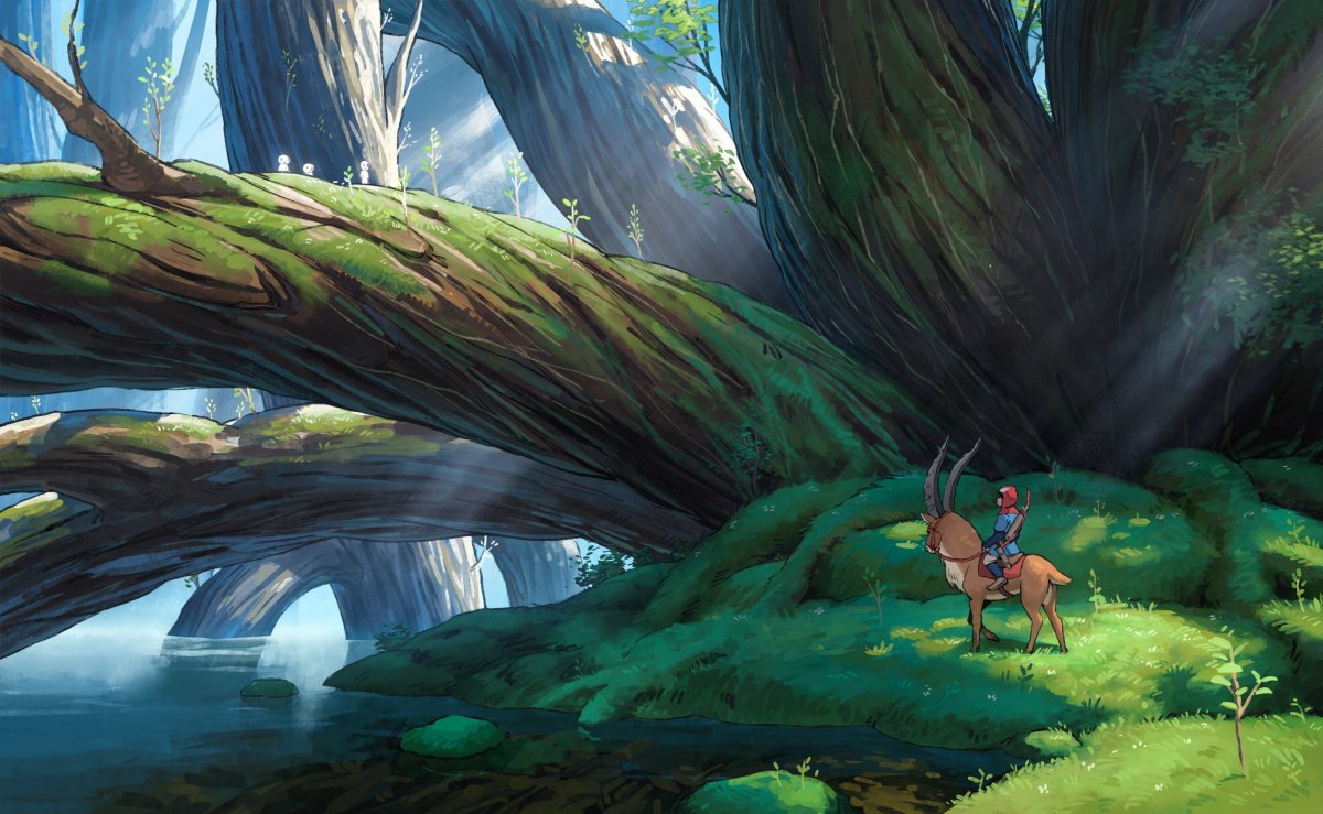 Природа Хаяо Миядзаки принцесса Мононоке