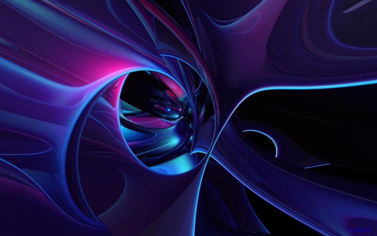 Красивый синий абстракция