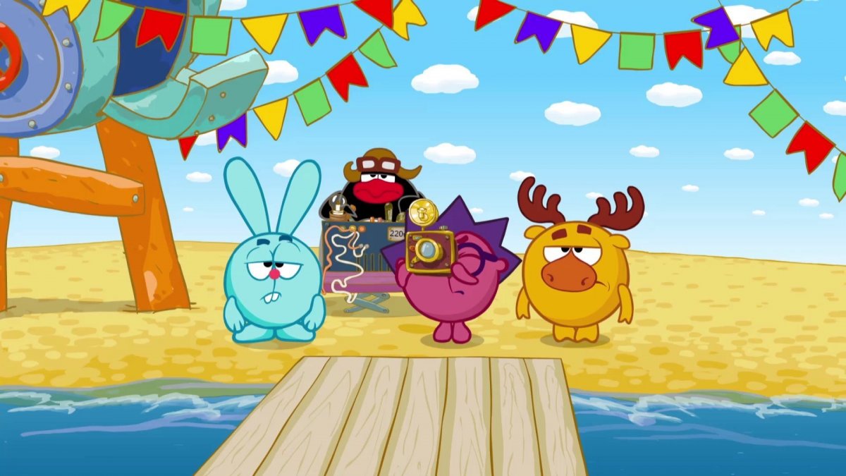 Крош Ежик и Лосяш