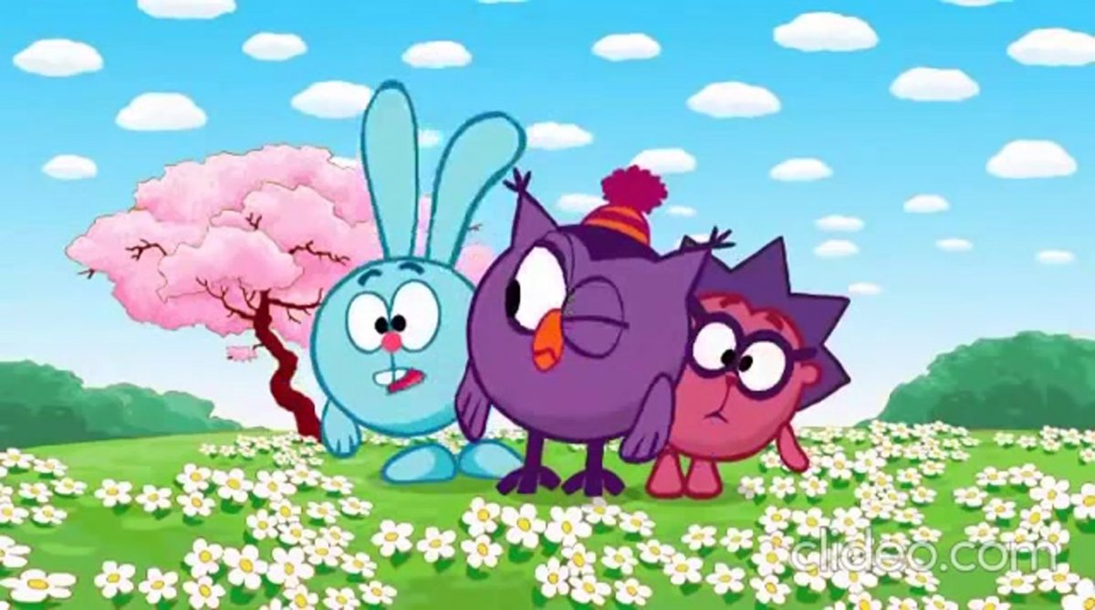 Кадр из мультфильма Смешарики