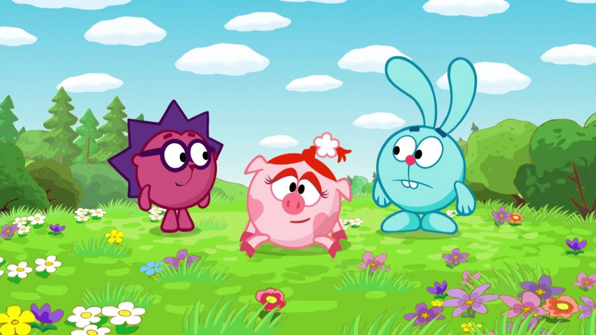 Смешарики Крош и Нюша