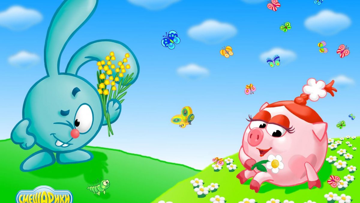 Смешарики весенние