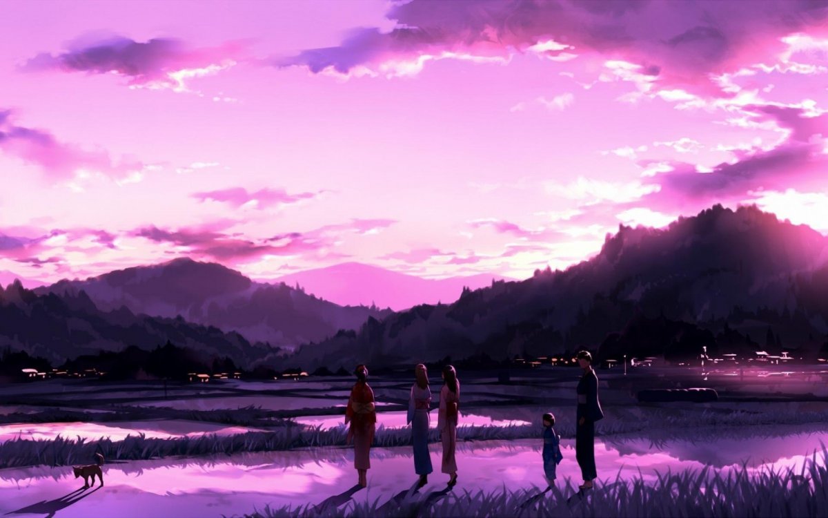 Аниме пейзаж