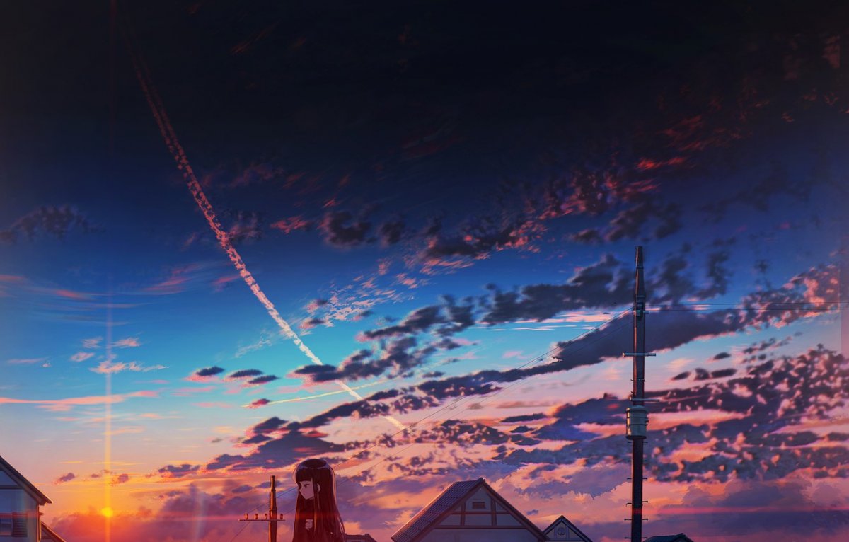 Аниме пейзаж