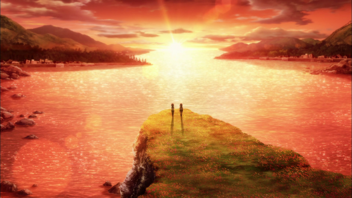 Вид на море аниме