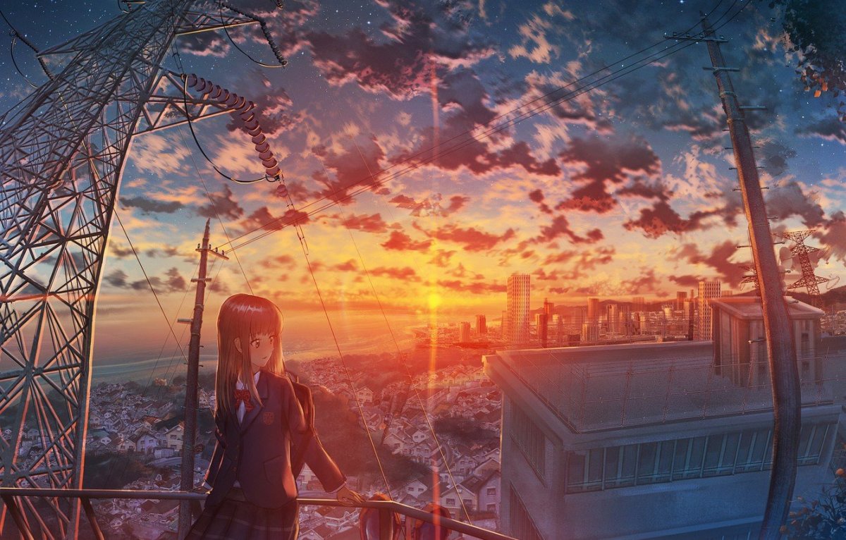 Аниме город