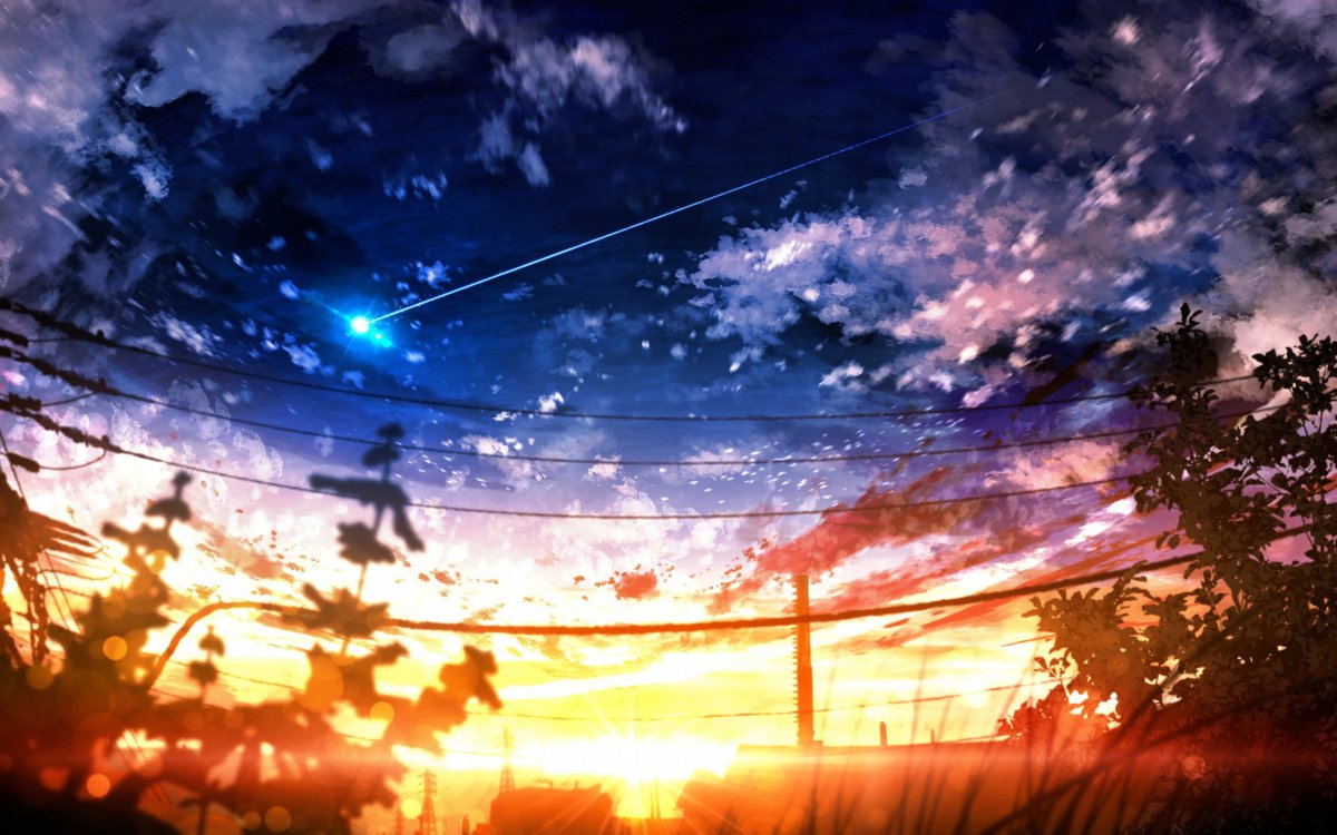 Падающая звезда арт