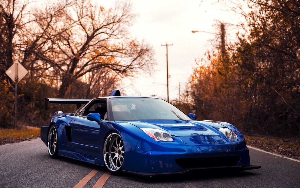 Honda NSX синяя