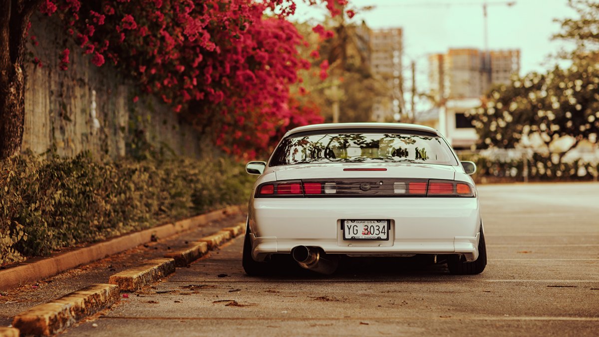 Nissan Silvia s14 белая
