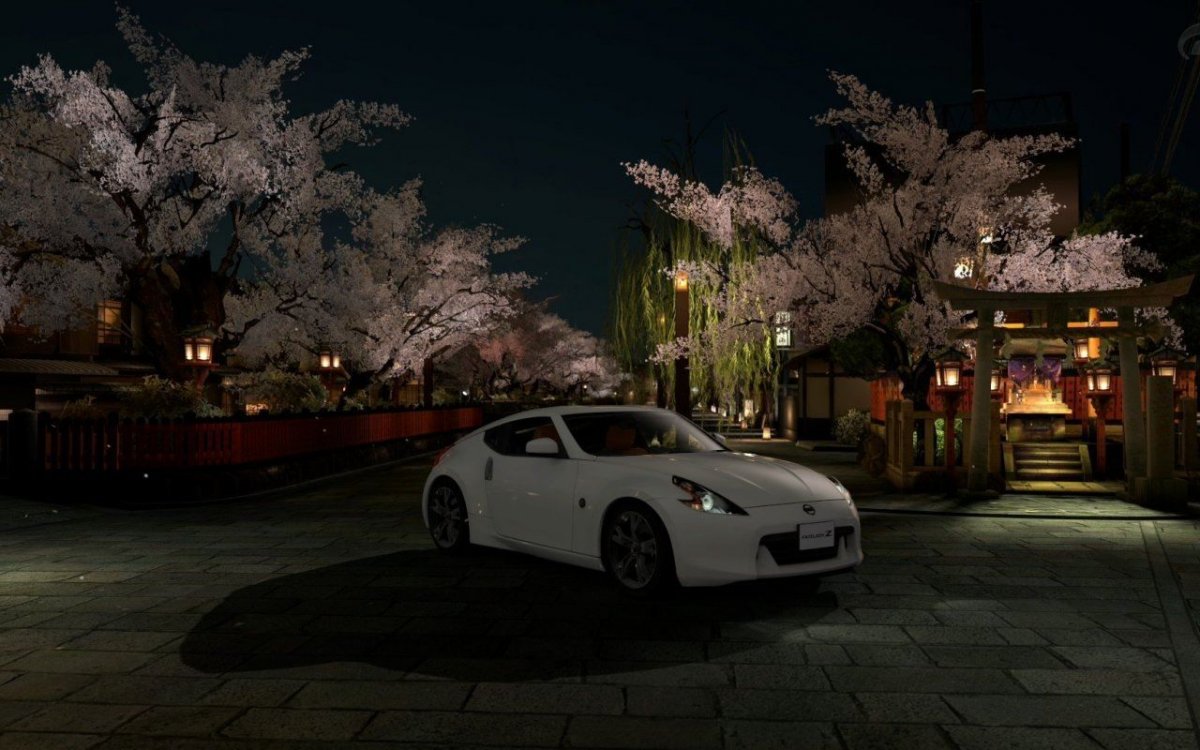 JDM обои Nissan 370z Сакура