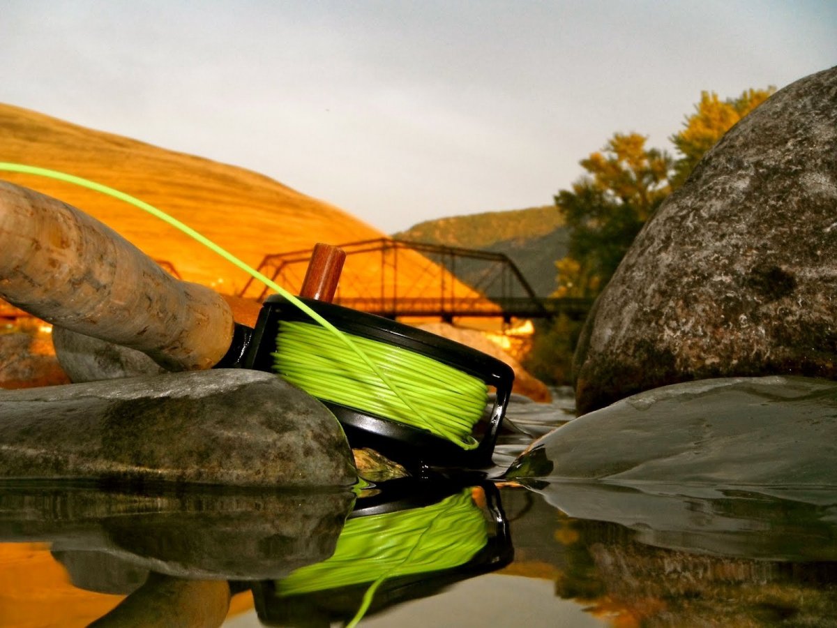 Фон рабочего стола рыбалка