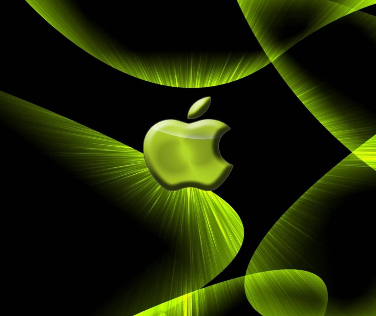 Apple зеленый