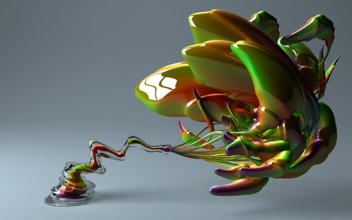 Футуристические цветы