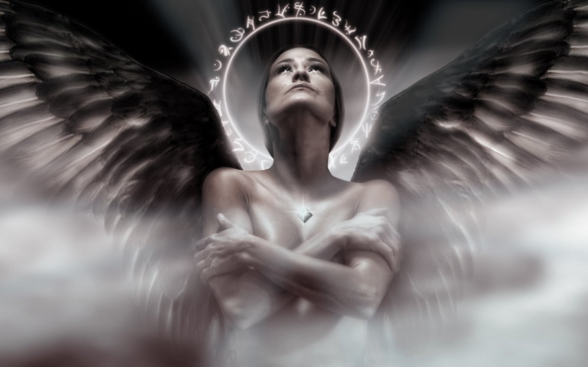 Заставка на рабочий стол ангел