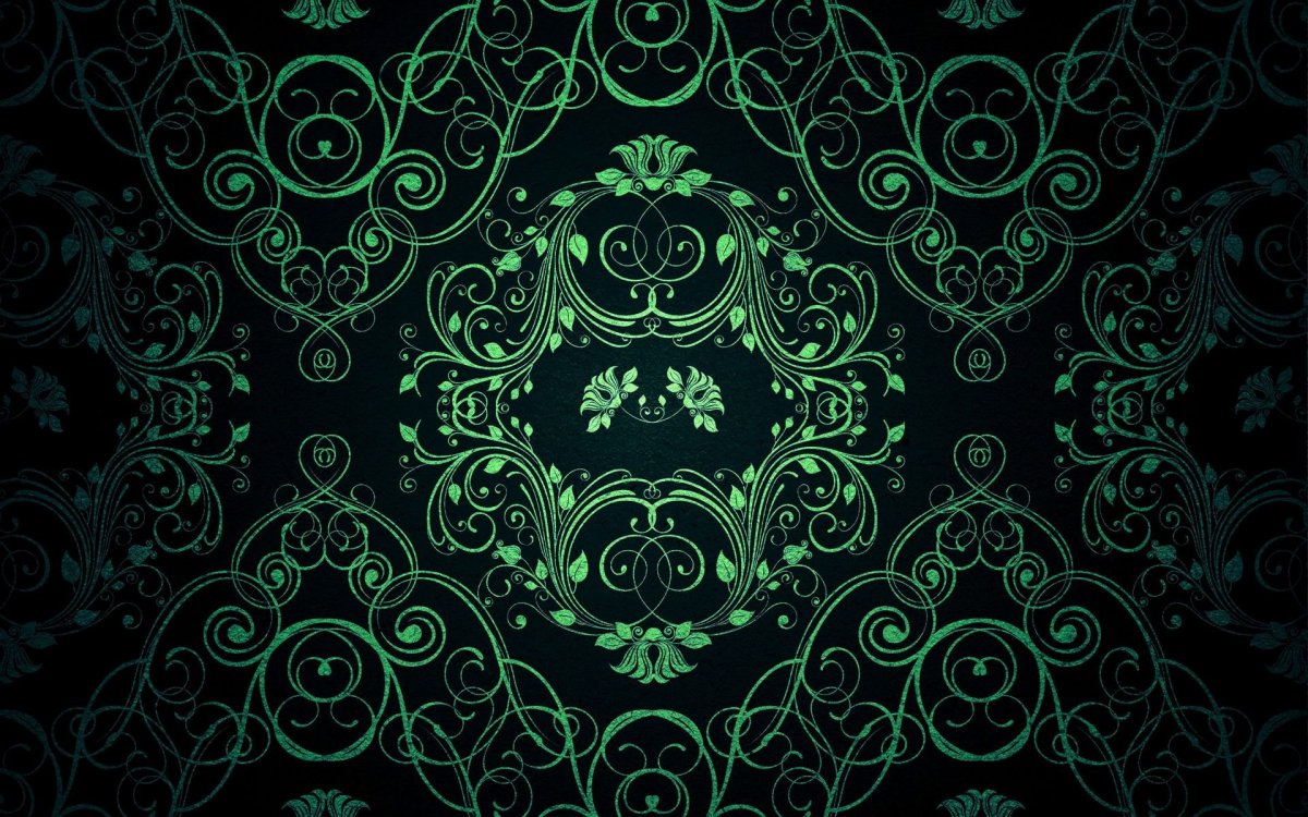 Зеленый узор