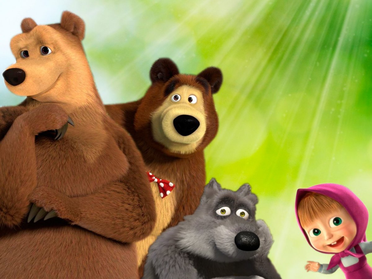 Медведь с мультфильма Маша и медведь