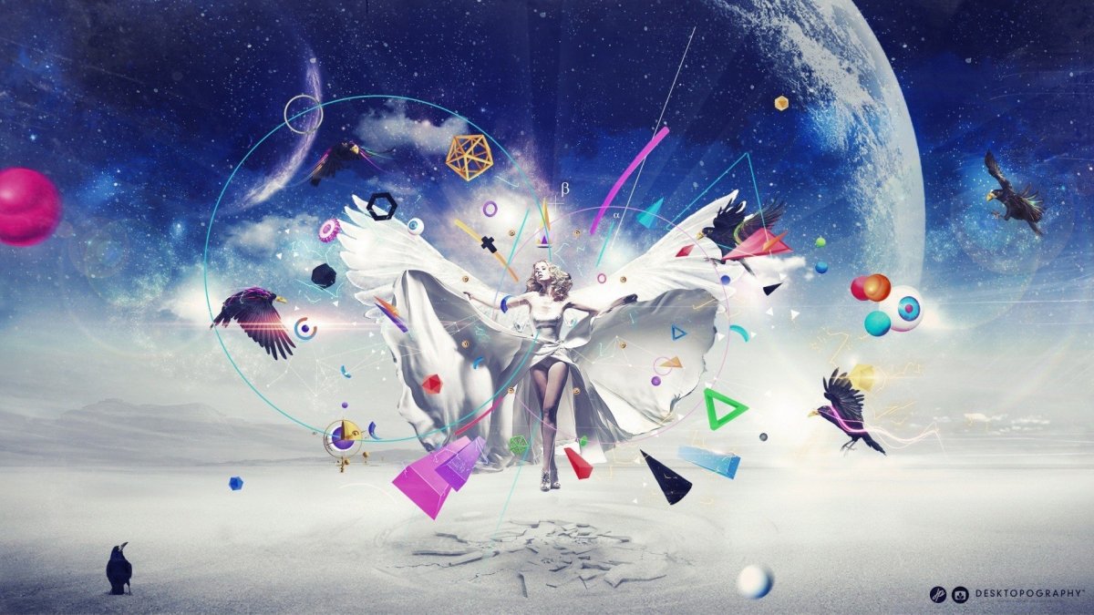 Креативный рабочий стол