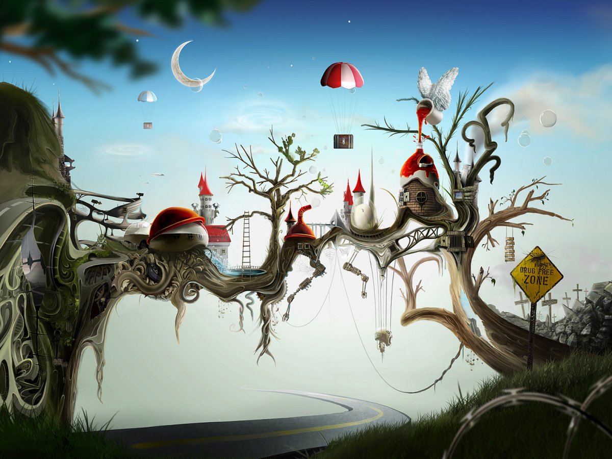 Креативные обои