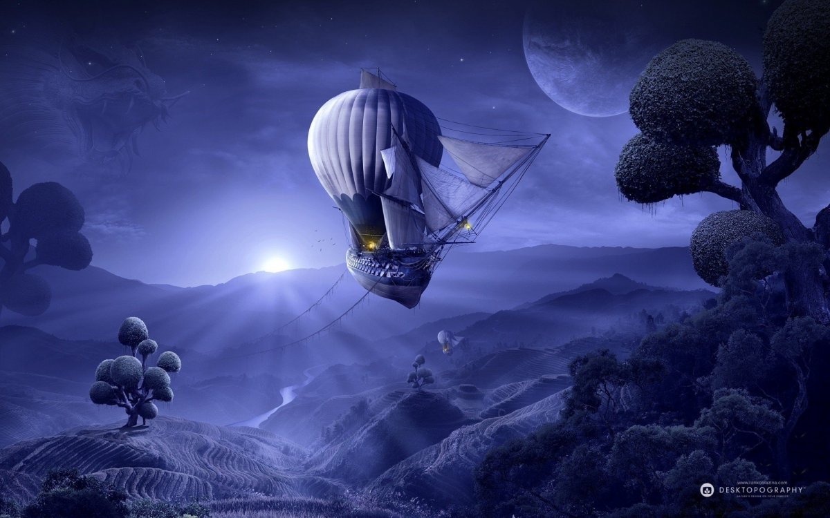 Воздушный шар сюрреализм