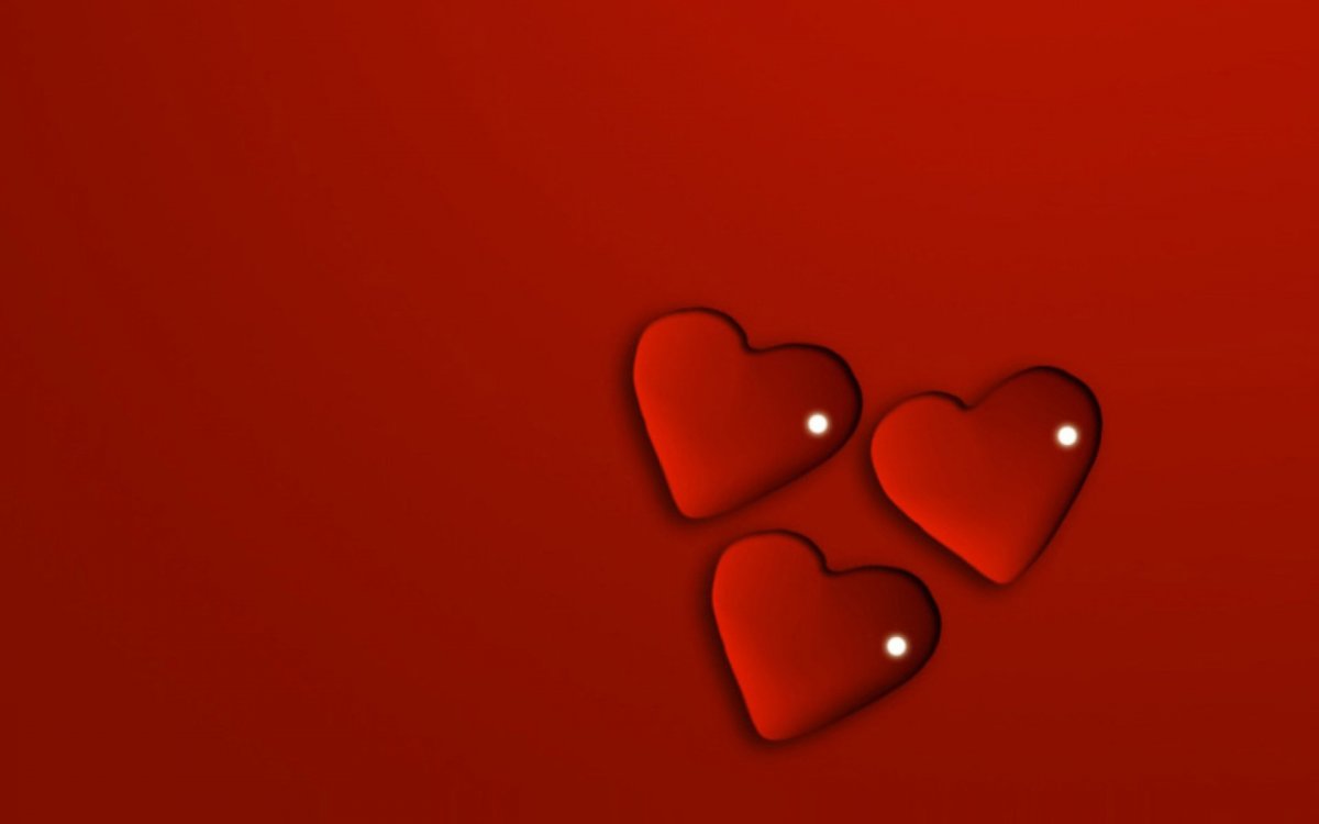 Заставка на рабочий стол сердечки