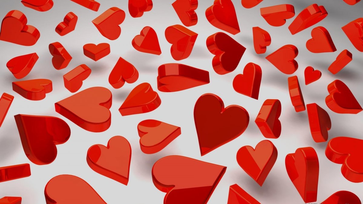 Обои с сердечками