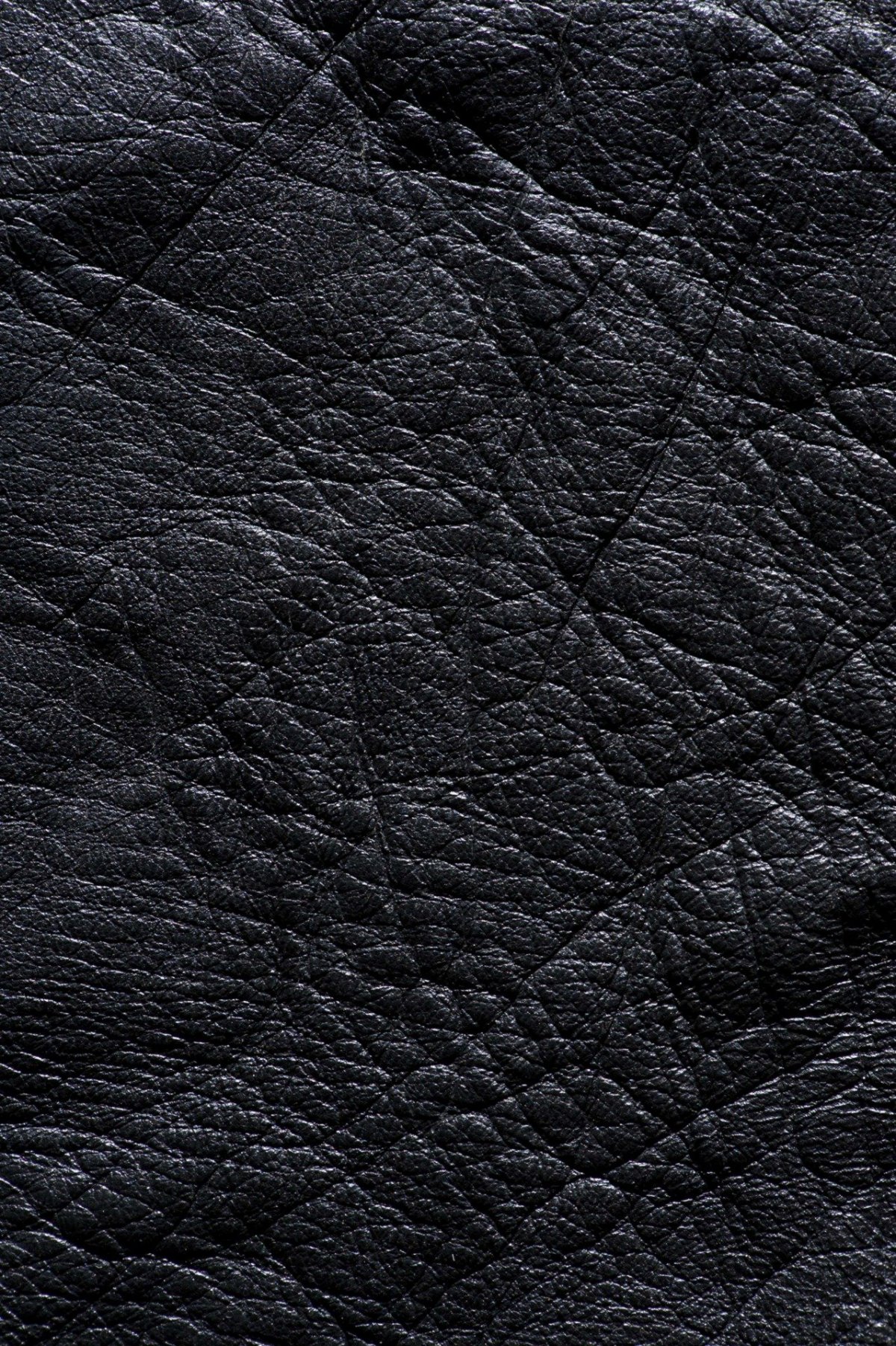Черная фактурная кожа