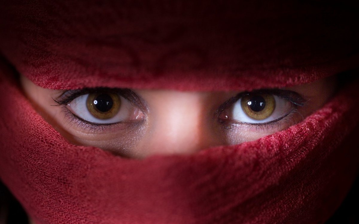 Красивые женские глаза крупным планом