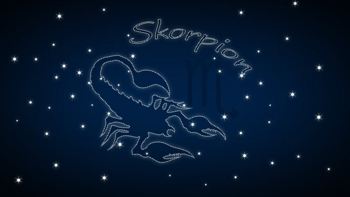 Скорпион знак на небе