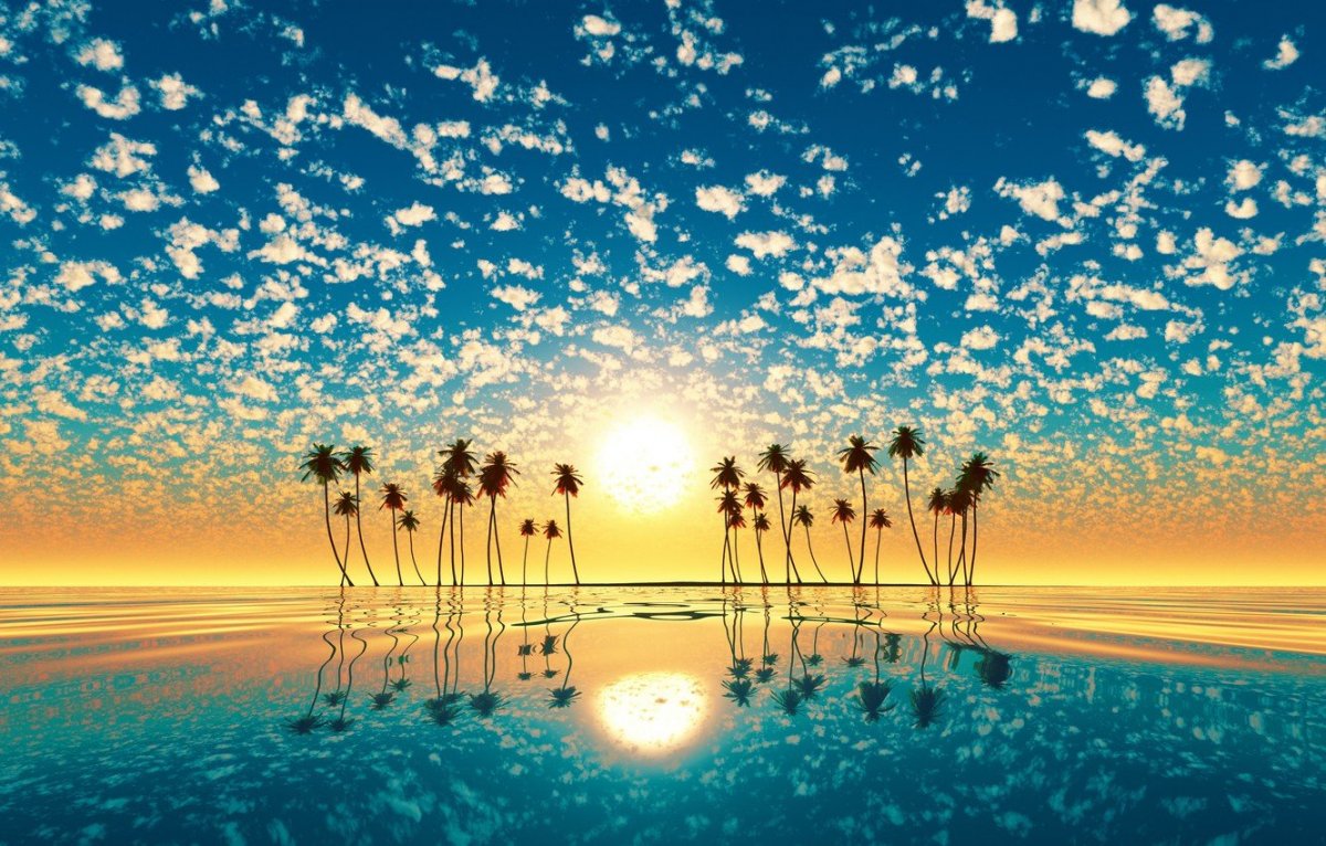 Море солнце