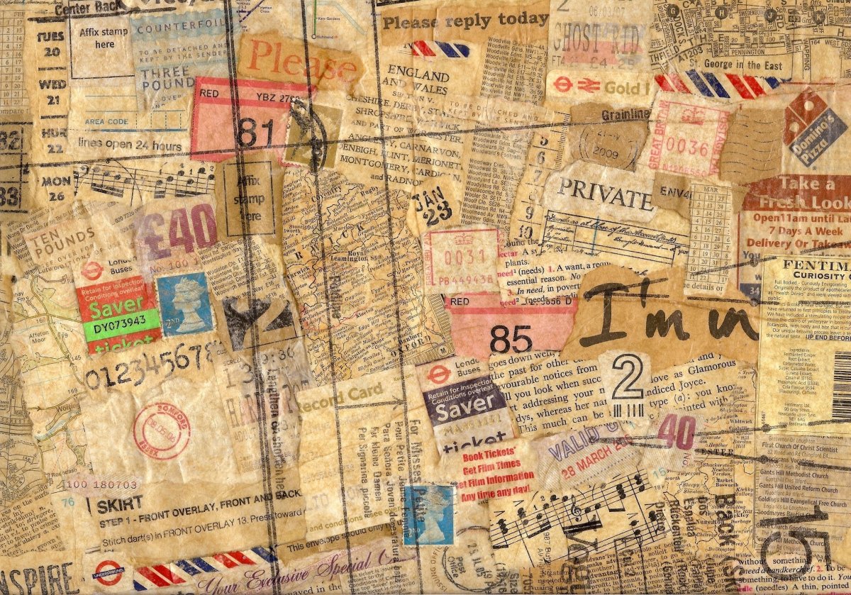 Старая газета фон