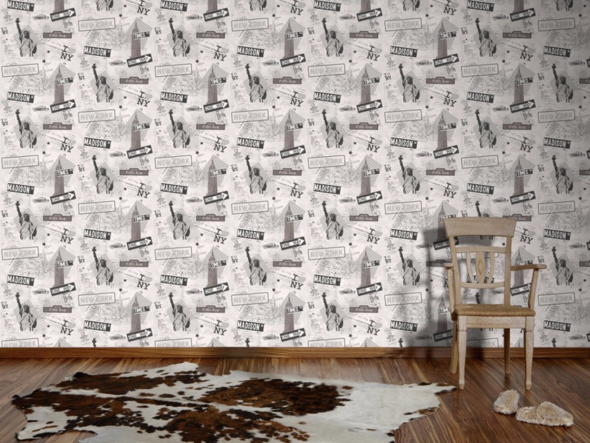 Обои под газету