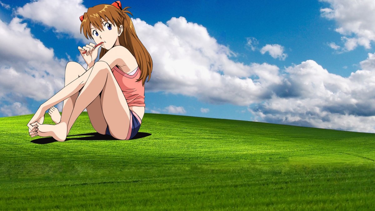 Виндовс 10 с Мику Хатсуне