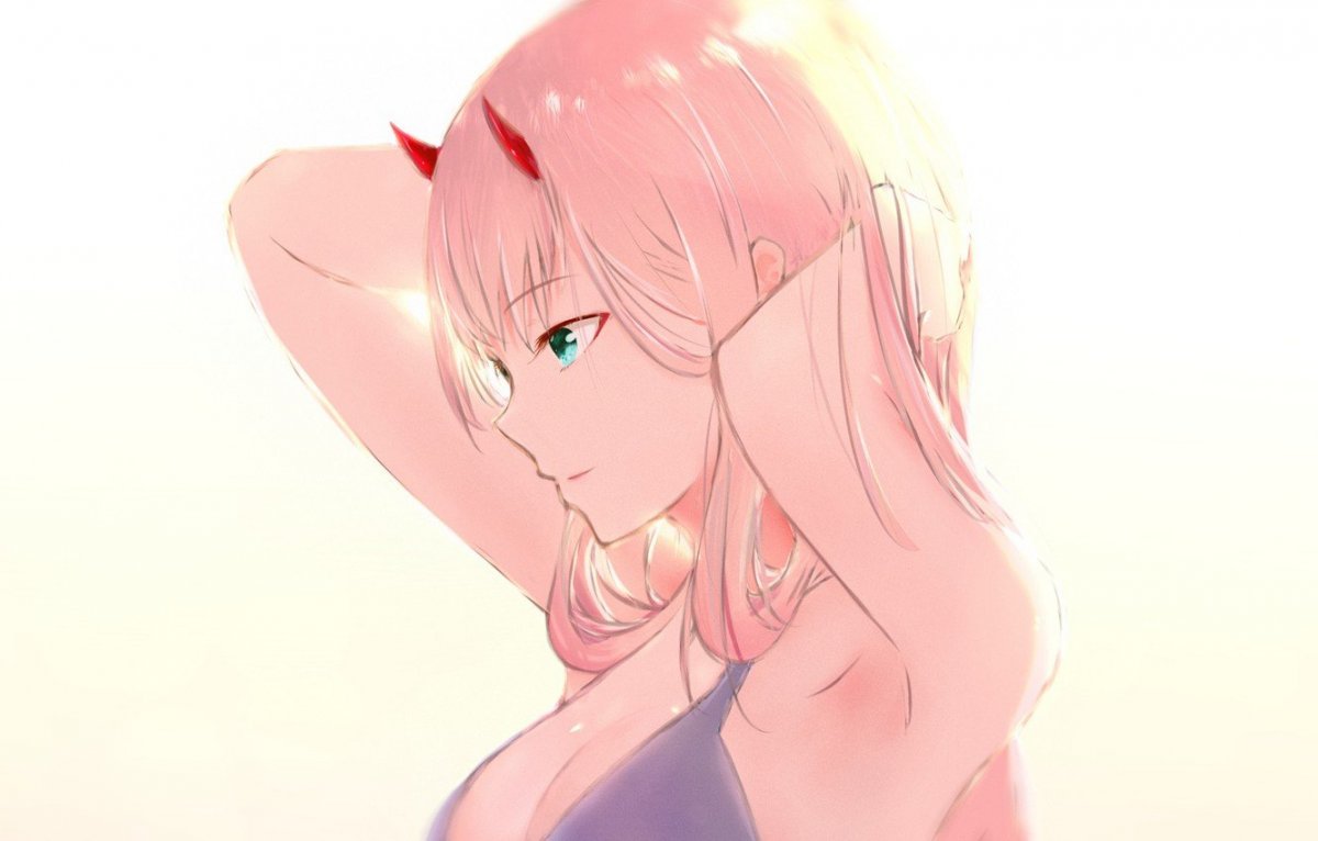 Аниме Zero two Darling in the FRANXX