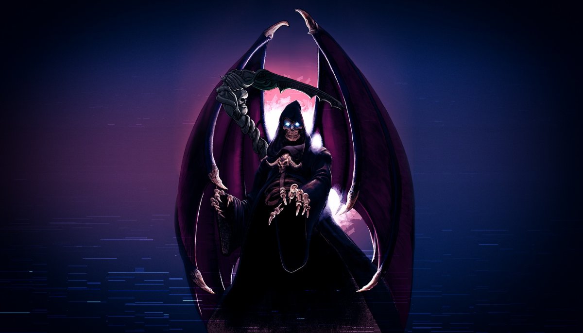 Смерть с косой арт