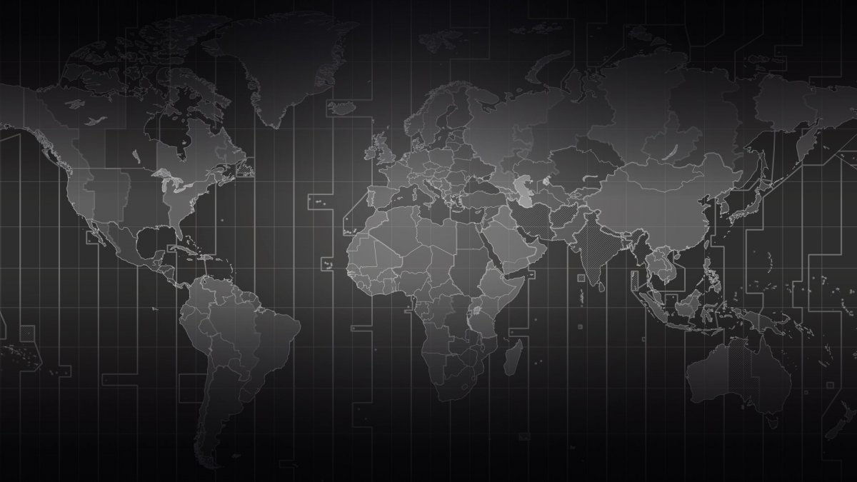 Обои карта мира