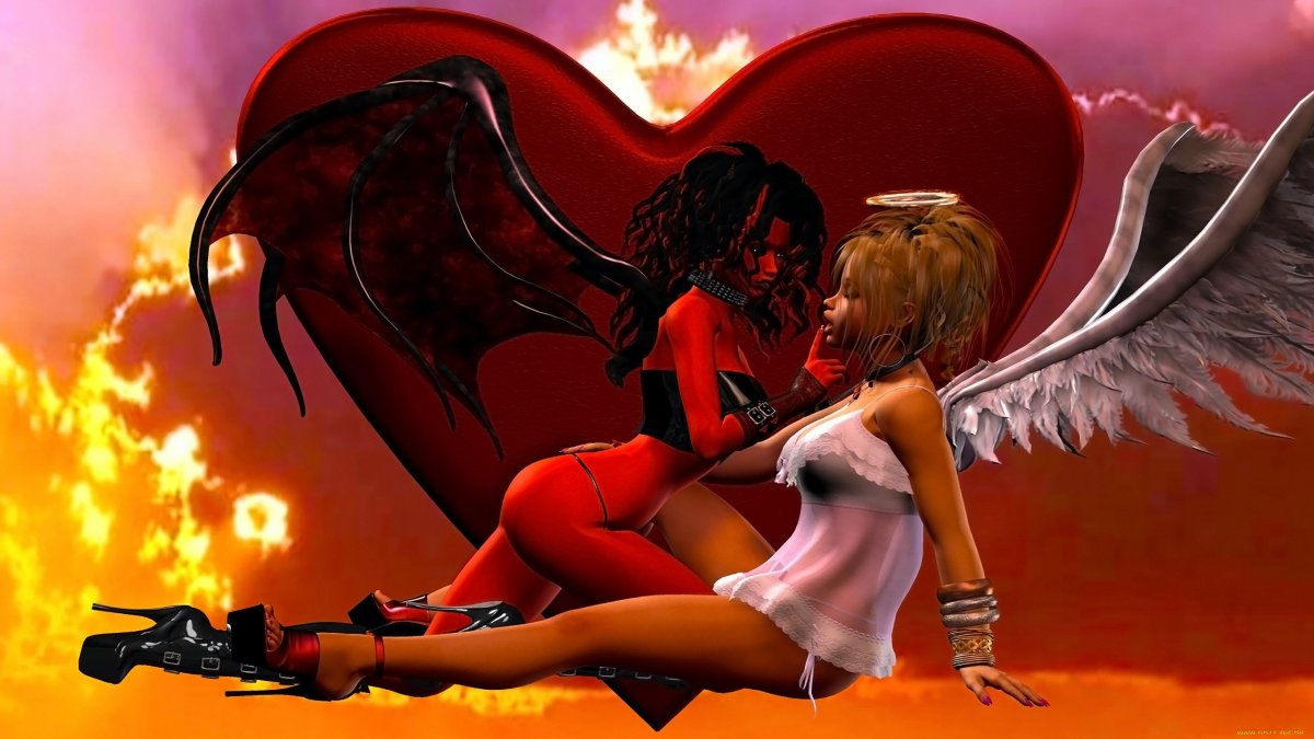 Аниме ангел Энджел любовь